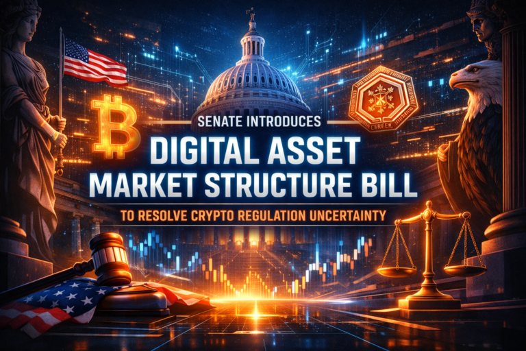 Senate Introduces Digital Asset Market Structure Bill to Resolve Crypto Regulation Uncertainty